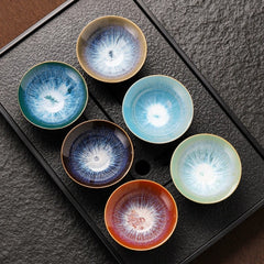 Handcrafted Jian Zhan Tea Cups – Stunning Kiln-Glazed Gongfu Teacup Set