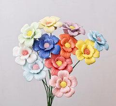 Handmade Ceramic Simulation Flower Perpetual Flower Home Decoration