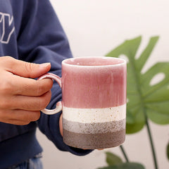 Artisan Ceramic Mug–Gradient Glaze, Handcrafted Stoneware