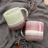 Artisan Ceramic Mug–Gradient Glaze, Handcrafted Stoneware