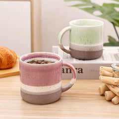 Artisan Ceramic Mug–Gradient Glaze, Handcrafted Stoneware