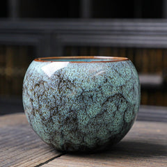 Ceramic Kiln-Formed Dragon Egg Tianmu Glaze Jianjian Cup