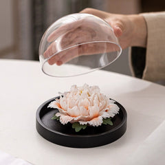 Creative ceramic simulation handmade pinch flower porcelain flower peony flower ornament