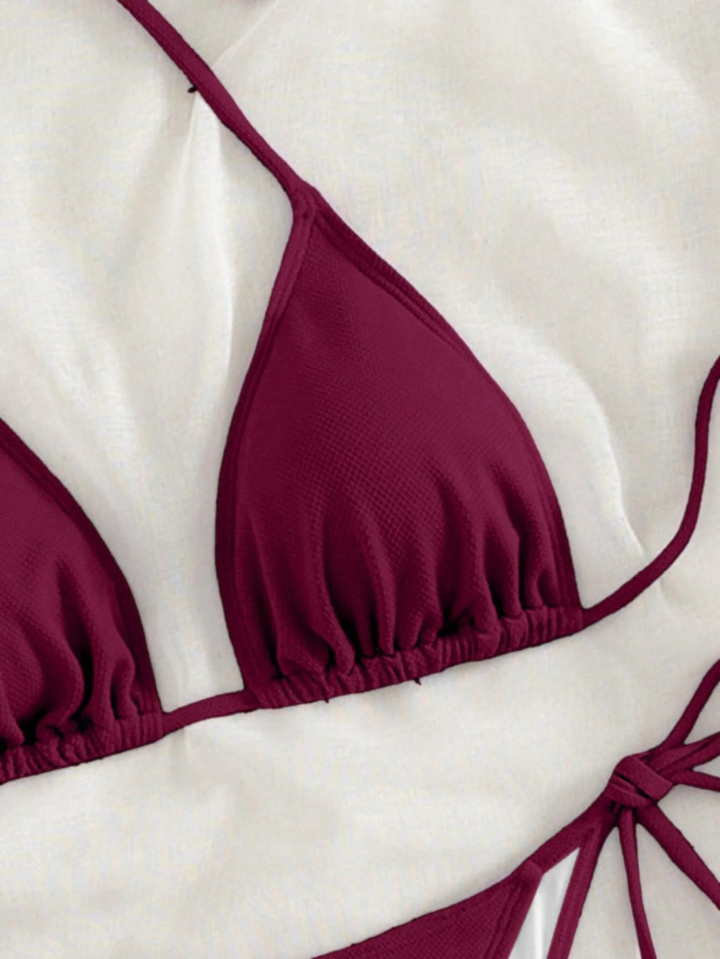 Classic Halter Neck Bikini Set