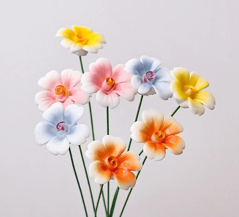 Handmade Ceramic Simulation Flower Perpetual Flower Home Decoration