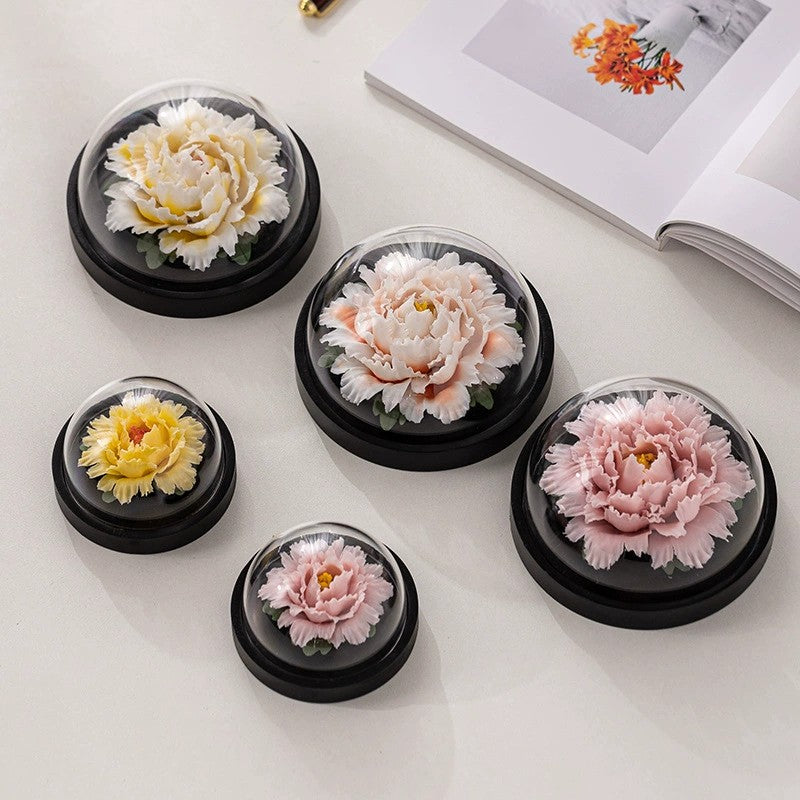 Kreative keramik simulation handgemachte prise blume porzellan blume pfingstrose blume ornament