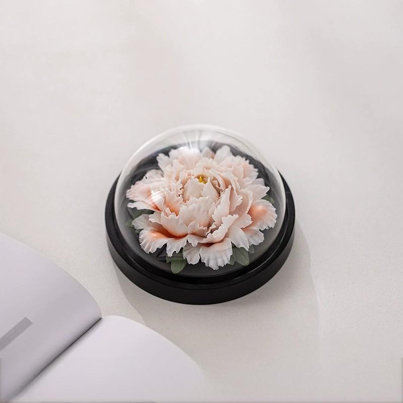 Kreative keramik simulation handgemachte prise blume porzellan blume pfingstrose blume ornament