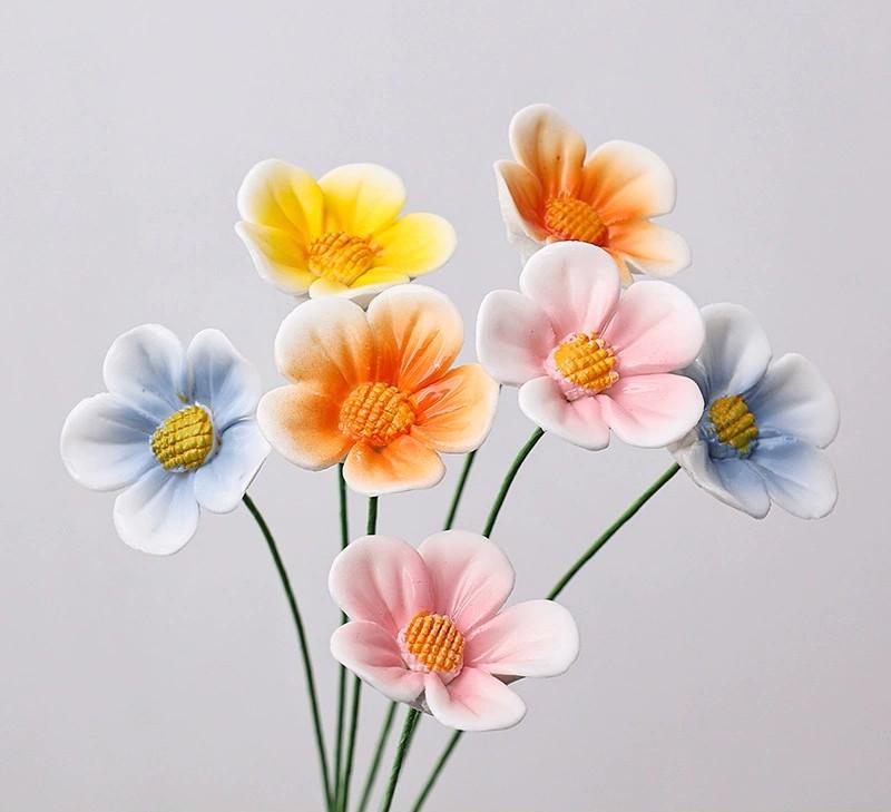 Handmade Ceramic Simulation Flower Perpetual Flower Home Decoration