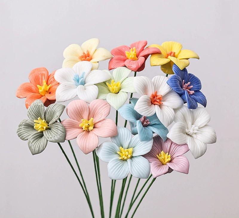 Handmade Ceramic Simulation Flower Perpetual Flower Home Decoration