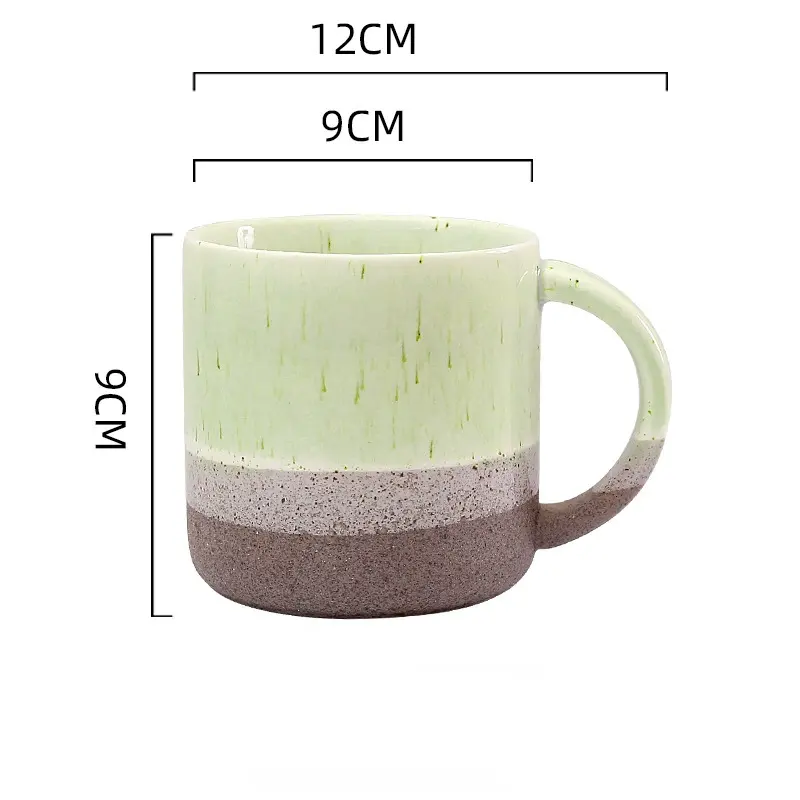 Artisan Ceramic Mug–Gradient Glaze, Handcrafted Stoneware