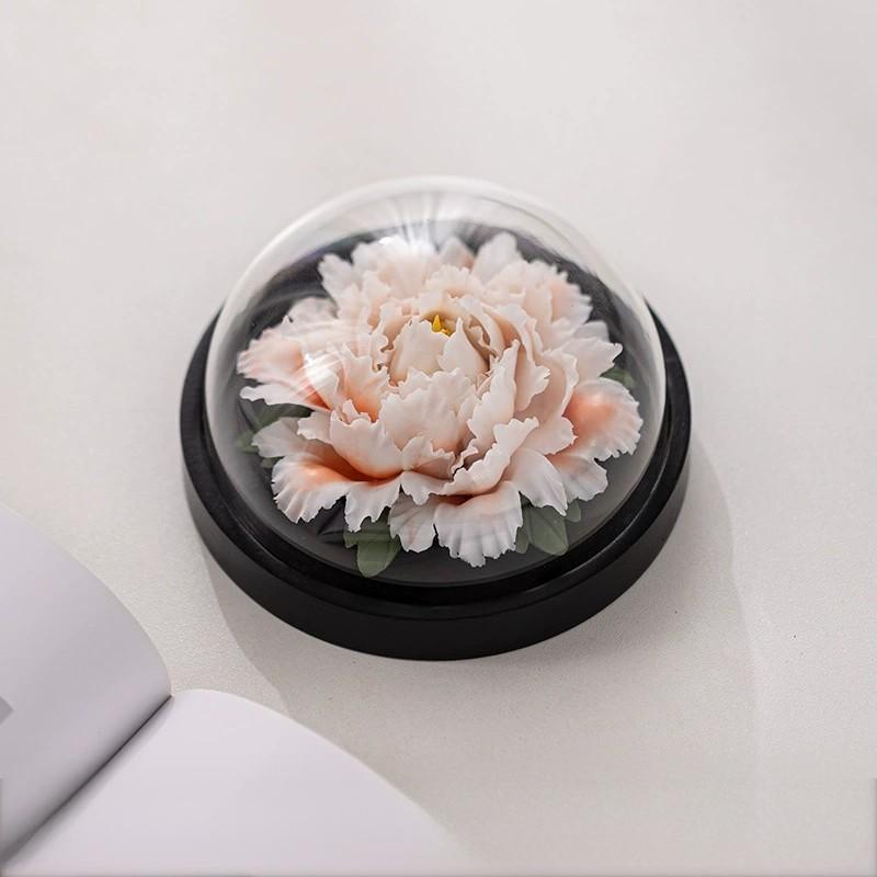 Kreative keramik simulation handgemachte prise blume porzellan blume pfingstrose blume ornament