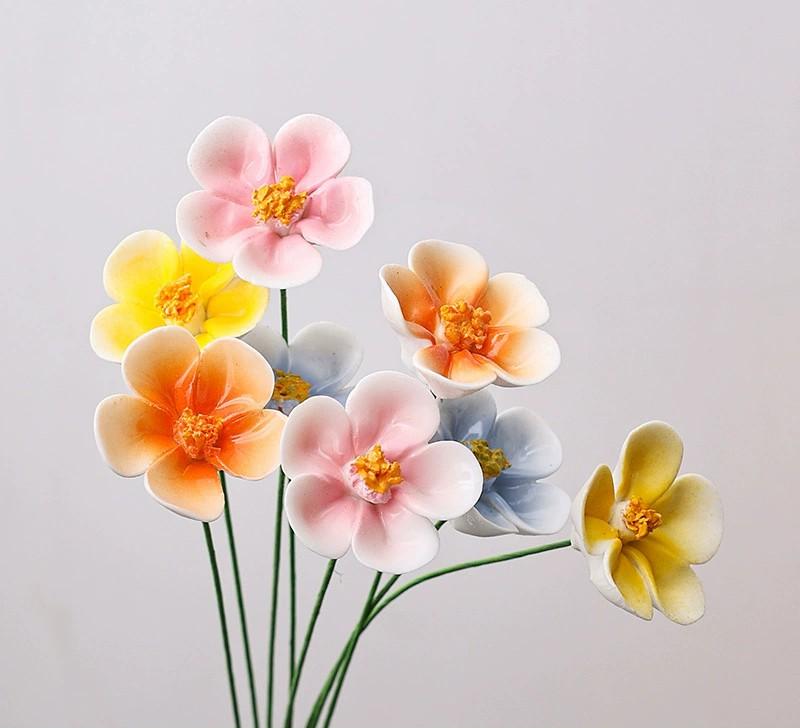 Handmade Ceramic Simulation Flower Perpetual Flower Home Decoration